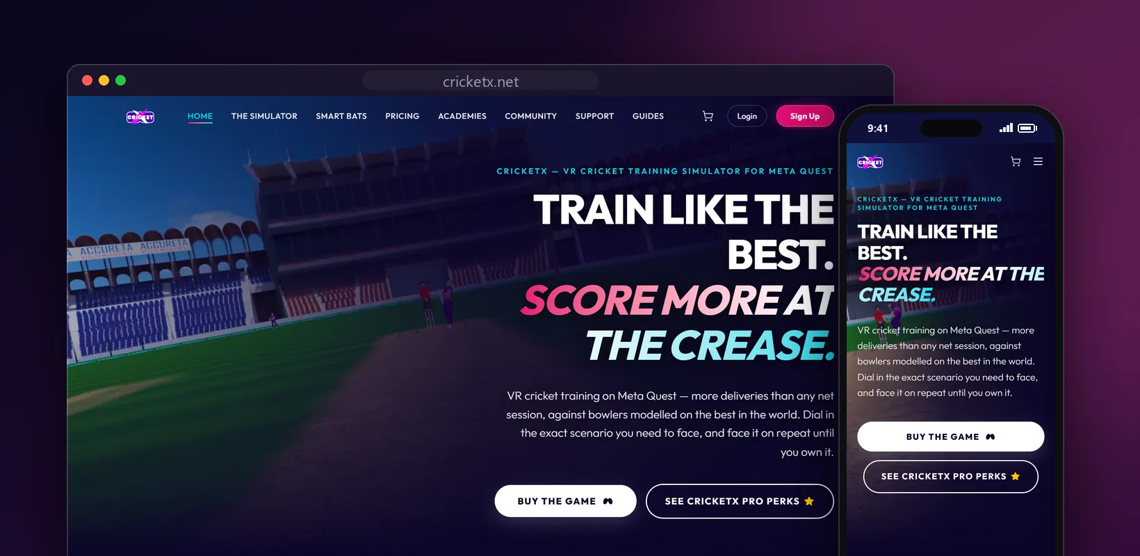 cricketx.net on desktop and on a phone